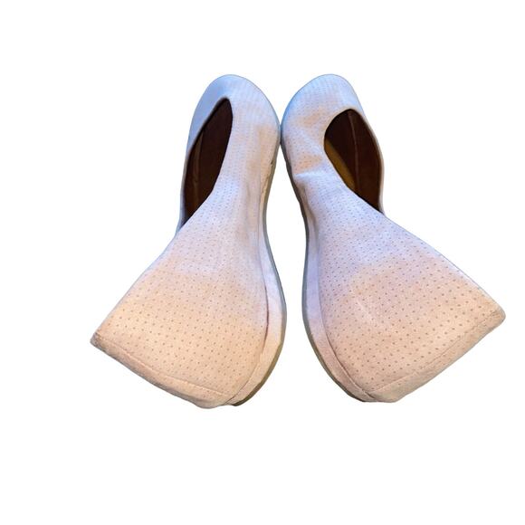 American Rag Aellie Perforated Fabric Ballet Flat slip on shoes pink size 11 - Picture 5 of 9